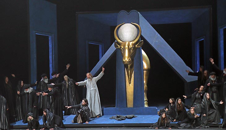 Passionsspiele Oberammergau 2022 - Lebende Bilder in Form eines "Tableau Vivant . Darstellung von Gemälden durch lebendige Personen (©Foto:Martin Schmitz)